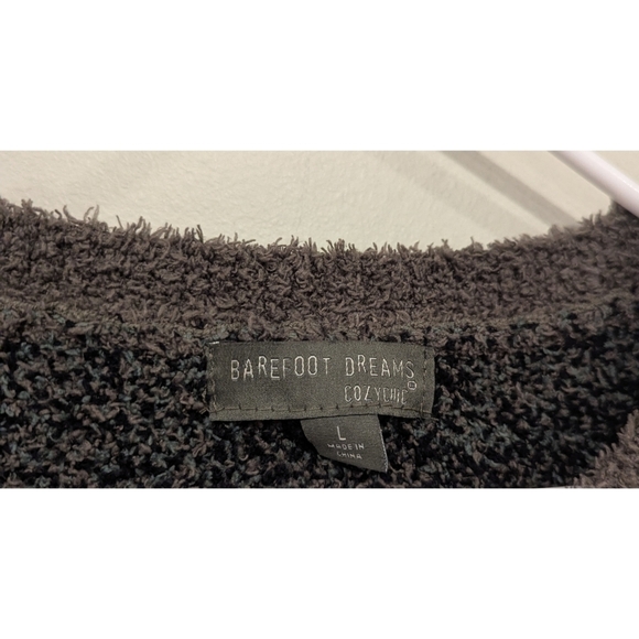 Barefoot Dreams CozyChic Seaside Crew Pullover Size Large - Picture 3 of 5